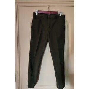 Banana Republic Sloan Curvy Fit Slim Ankle Dress Pants - Olive Green - Size 4